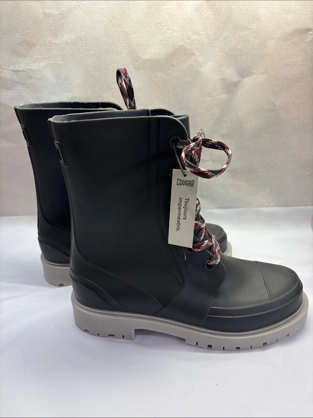 Cougar Madrid Waterproof Combat Rain Boot Pavement